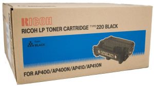 RICOH TYP220 TONER BLACK AFICIO AP400N ORIGINAL