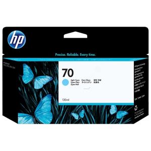 HP C9390A INK 70 Light Cyan 130ML Original