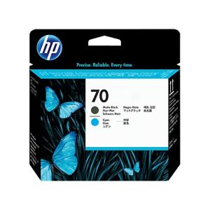 HP C9404A INK 70 PrintheadS Black/Cyan Original