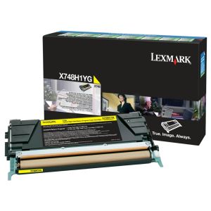 Lexmark X748H1YG Toner X748 HYRET YEL Original