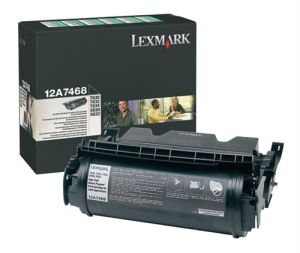 LEXMARK 12A7468 TONER CTG  21KPG PREB ORIGINAL