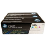 HP CF370AM Toner 305A TRI-PACK CMY Original