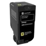 Lexmark 74C20YE Toner Yellow CORPORATE Original