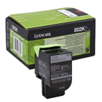 Lexmark 80C20K0 Toner 802K RET Black 1K Original