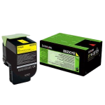 Lexmark 80C2XYE Toner 802XYE CORP Yellow 4K Original