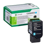 Lexmark C232HC0 Toner HI RET Cyan 2.3K Original